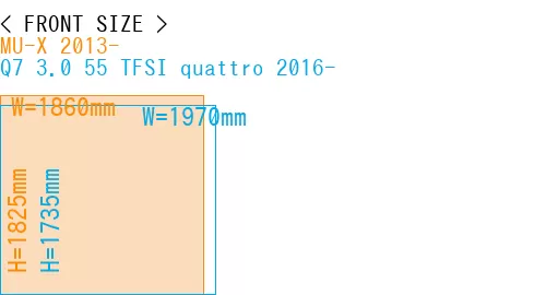 #MU-X 2013- + Q7 3.0 55 TFSI quattro 2016-